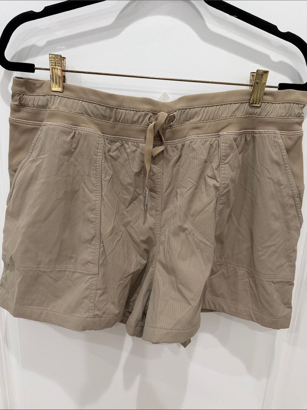lululemon athletica Beige Athletic Shorts